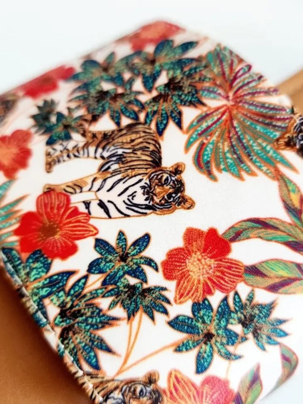 ✨Jessica Simpson Jungle Farm Island Tiger Slide Mule Flats Sandals Rio Flowers 8